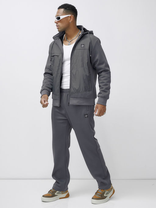 зимний с начесом !Спортивный костюм серого цвета - Mtforce фото 3