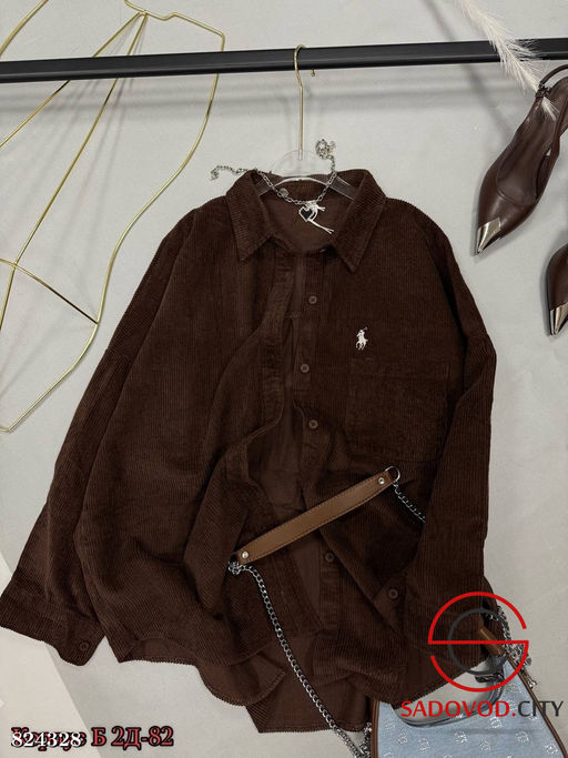 Рубашка женская вельветовая