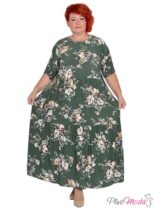 Платье Модель №1733 размеры 44-84 - Plusmoda фото 4