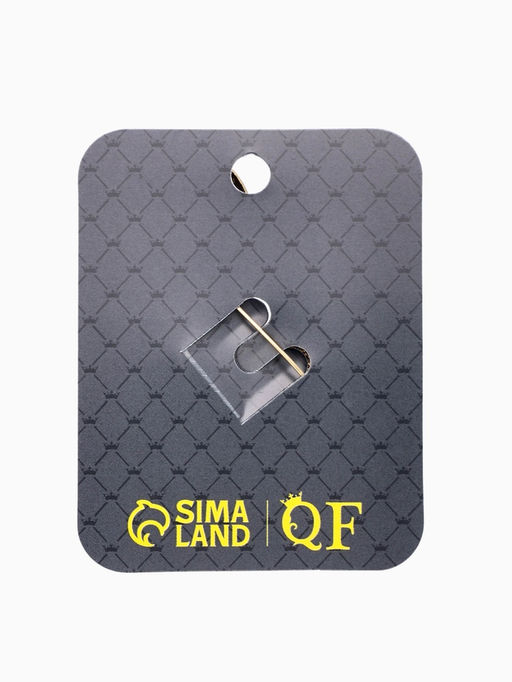 Брошь "Пчела в вишню", цветная в золоте