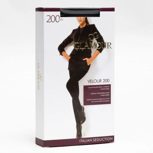 Колготки женские GLAMOUR Velour 200 den  фото 3