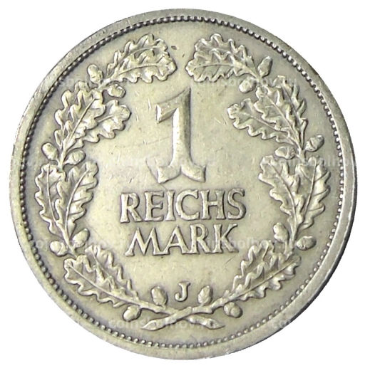 1 рейхсмарка 1925 года J Германия