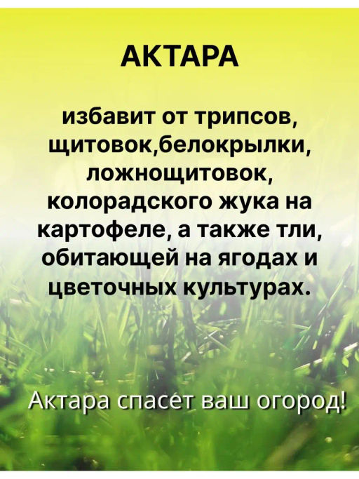 Средство от колорадского жука Актара 4гр - On фото 3