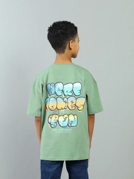 CRB wear / CSJB 64118-35K Футболка для мальчика,хаки/Ex.Cherubino фото 2