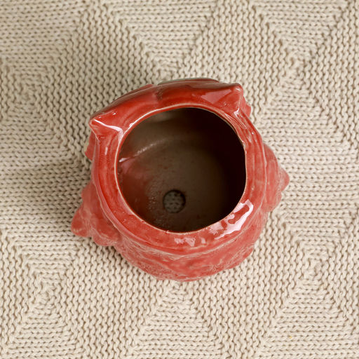 Горшок для цветов «Совушка», керамический, 100 мл, 7×6.5 см, МИКС