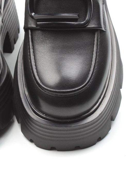 03-5932 BLACK Лоферы женские (натуральная кожа) - Фабричный китай фото 13