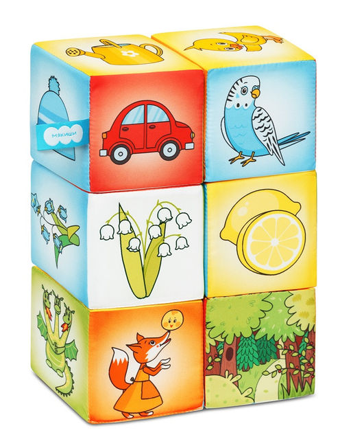 Мякиши "Кубики Азбука. Цвета" арт.В924