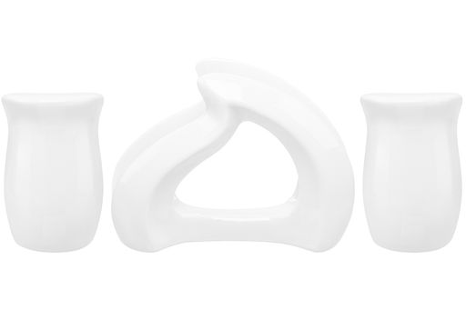 Набор для специй Elan Gallery Кристалл фарфор 3 предмета на подставке 19×14,5×10 см  фото 13