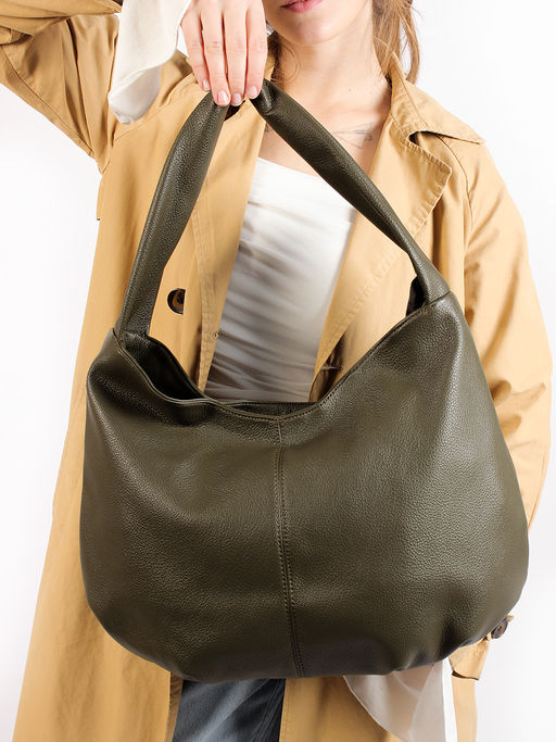 LACCOMA сумка Элизабет-Y2005-оливковый эко кожа хлопок