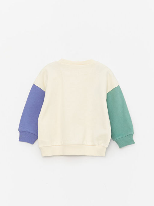 Bisiklet Yaka Uzun Kollu Hulk Bask?l? Erkek Bebek Sweatshirt - Waikiki фото 2
