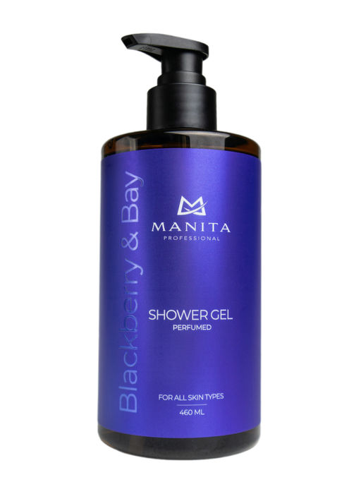 Manita Professional Гель для душа парфюмированный BLACKBERRY & BAY, 460 мл