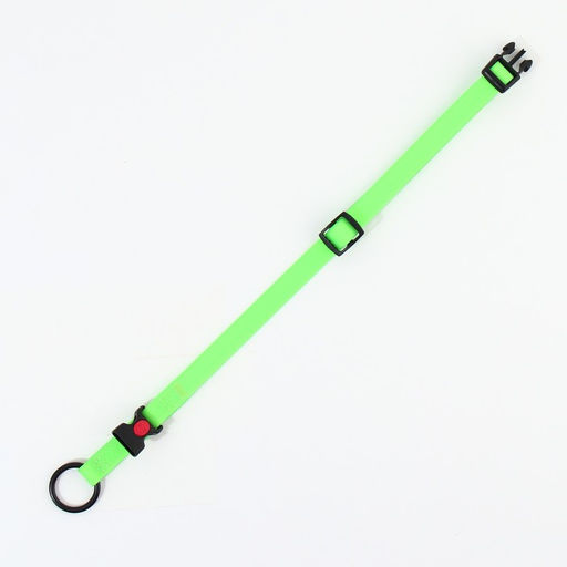 Ошейник для собак биотановый, ОШ 25-45 см, зелёный - Пушистое счастье фото 3