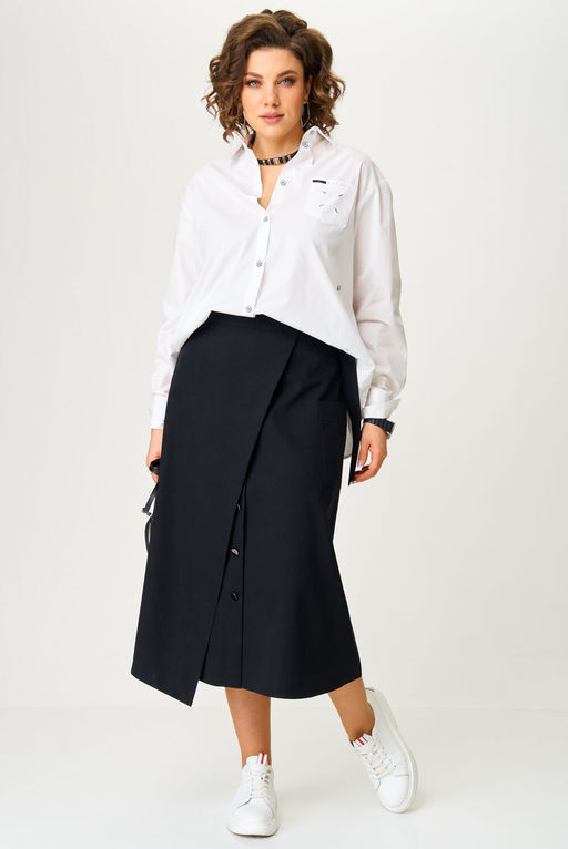 Костюм Aira Style 24119 Бело-черный