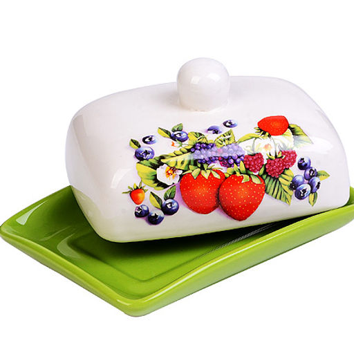 26273 Маслёнка с крышкой Ягоды LR (х24) - Mayer&boch фото 3