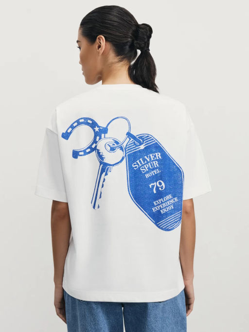 Футболка оверсайз с принтом / Zarina  фото 6