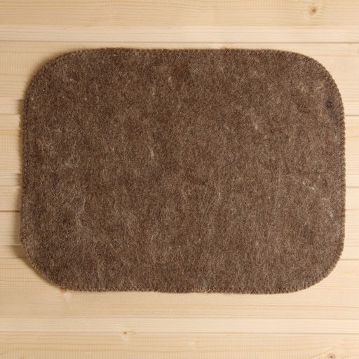 Коврик для бани Классический войлок, тёмный, 40х30см - Добропаровъ фото 3