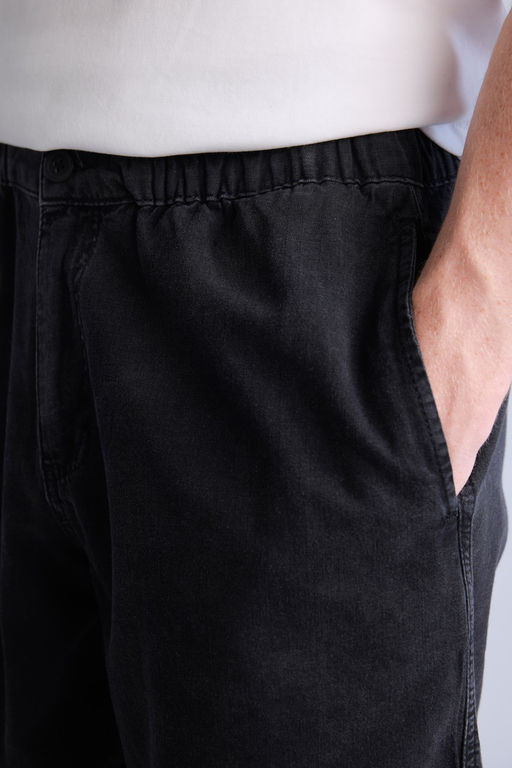 %100 Pamuk Relaxed Fit Bermuda Jean _ort - Defacto фото 5