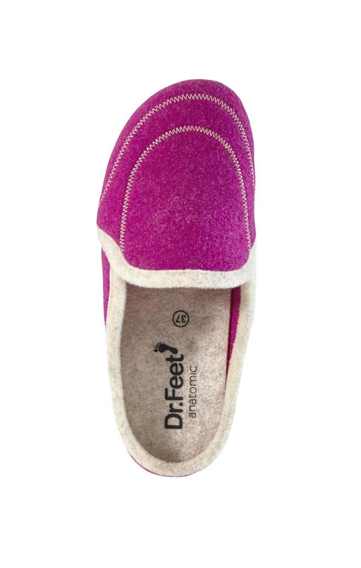 Тапочки домашние, ярко-розовые - Heine фото 4