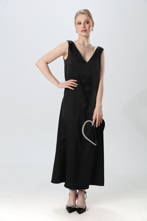 Платье NIKVA н1014-2 черный  фото 2