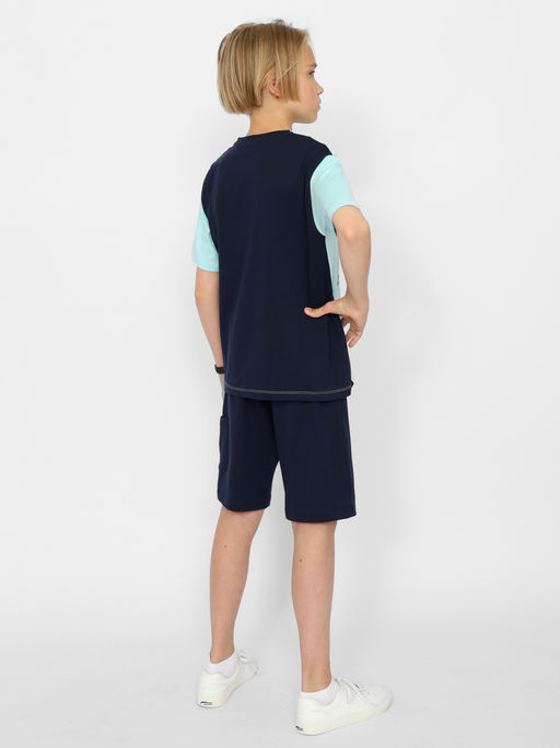 CRB wear/CSJB 90185-43-374 Комплект для мальчика (футболка, шорты),голубой/Ex.Cherubino  фото 3