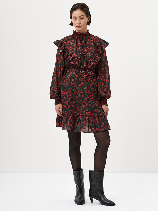 Платье женское 12511-35184 black/red - Eleganzza фото 2
