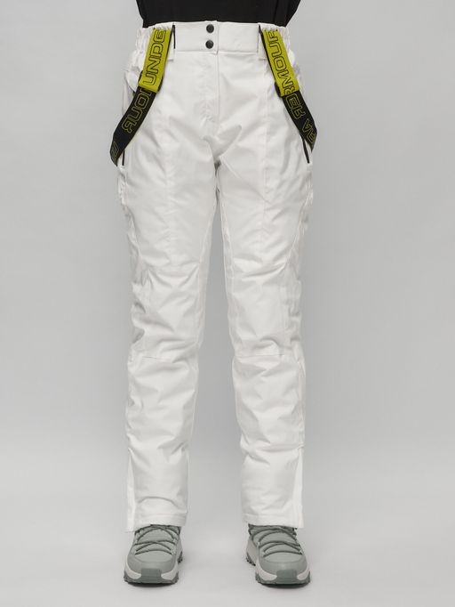 Горнолыжный костюм женский белого цвета 02201Bl - Chunmai фото 24