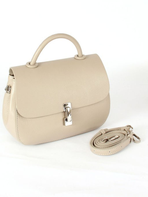 Сумка женская натуральная кожа GU 163-6072, 2отд, плечевой ремень, серый SALE 265763