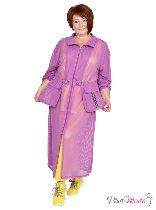 Парка-накидка Модель №934 размеры 44-84 - Plusmoda фото 2