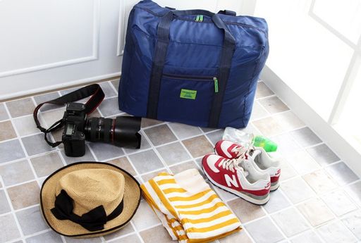 Складная сумка дорожная Everyday 40*30*16 см (1103) Черная - Мой органайзер фото 4