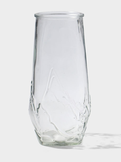 Ваза стекло настольная "Мариба" 22х10,5 см, прозрачный