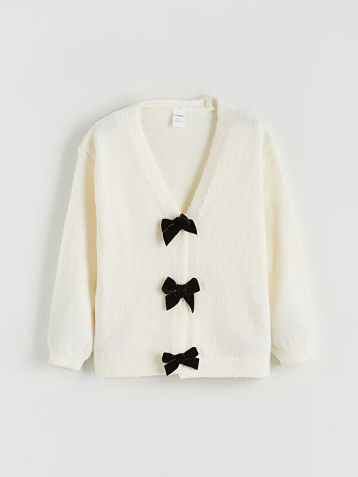 V Yaka K?z ?ocuk Triko H?rka