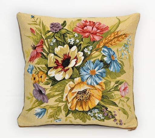 Букет август колос - гобеленовая наволочка 45х45 см - Гобеленглавснаб фото 2