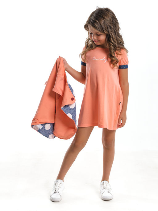 Платье для девочки UD 2885 персик - Mini maxi фото 6