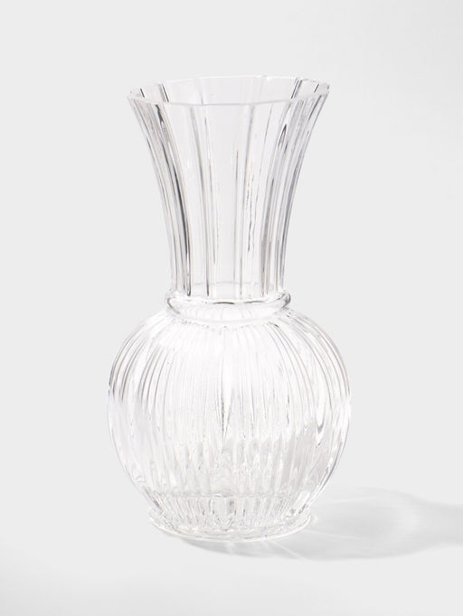 Ваза стекло настольная "Рейдун" 24х10,5 см, прозрачный