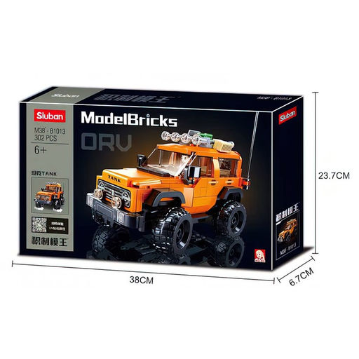 Конструктор внедорожник «Сафари» Sluban Модельки, 302 детали, 6+