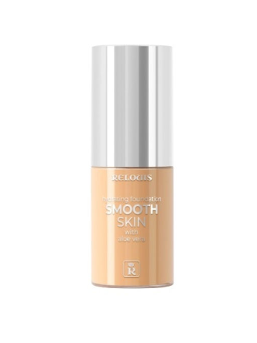 RELOUIS Крем тональный Smooth Skin увлажняющий с алоэ вера тон:04 песочный бежевый