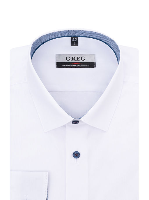 Сорочка мужская длинный рукав GREG 100/239/WH/Z/12p фото 3