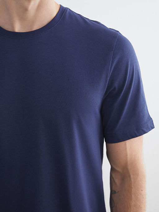 Bisiklet Yaka Penye Erkek Ti??rt