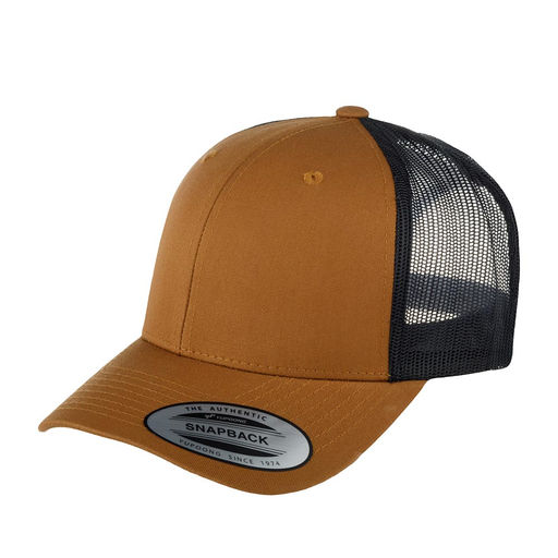 Бейсболка FLEXFIT арт. 6606T (рыжий / черный)