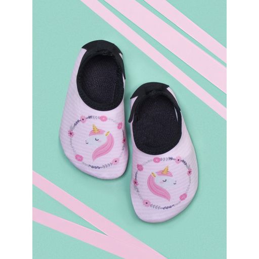 Коралловые тапочки аквашузы детские Единорог розовый - Bearwear фото 2