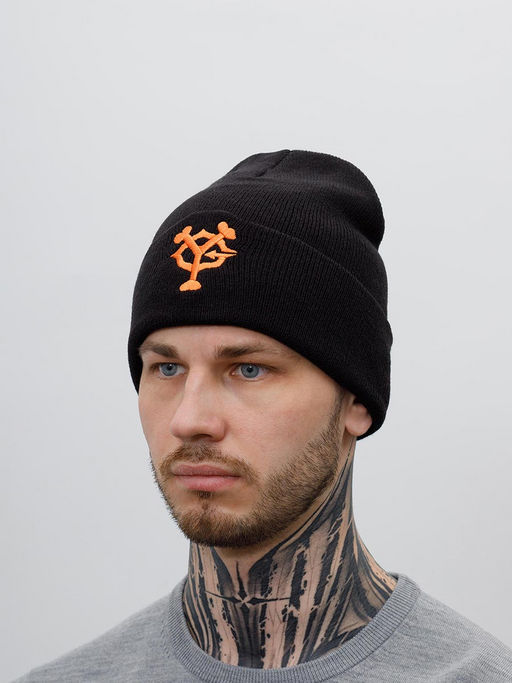 Шапка AMERICAN NEEDLE арт. 21019A-YOG Yomiuri Giants Cuffed Knit NPL (черный) фото 2