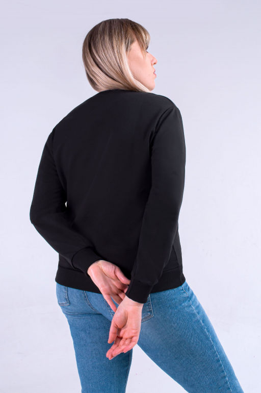 Арт. 13103 Толстовка женская 50-58 (5 шт) Цвет:черный - Калинка фото 4