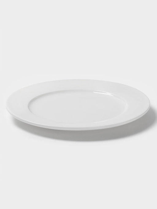 Тарелка Hanna Knövell, d=18 см, с бортом, фарфор, белая