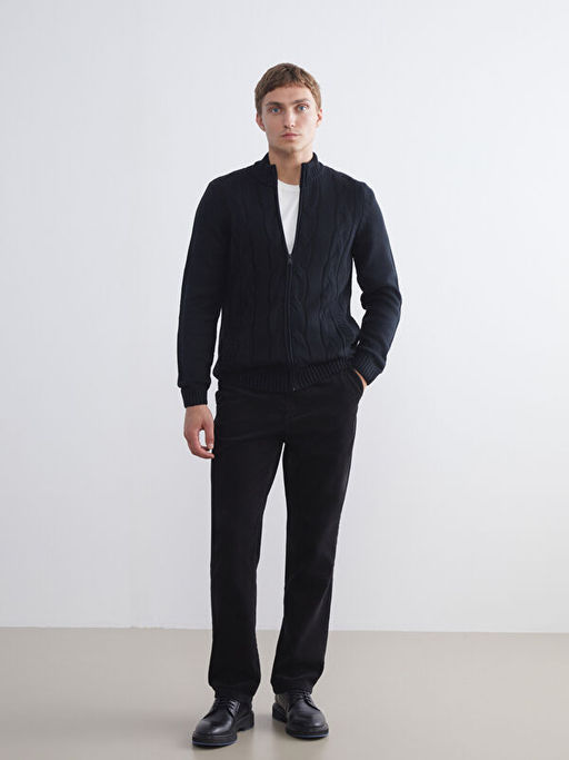 Standart Kal?p Dik Yaka Erkek Triko H?rka