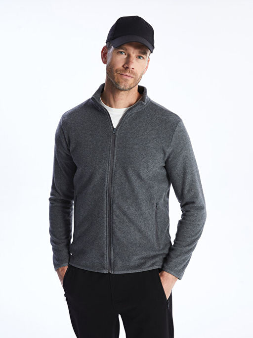 Dik Yaka Uzun Kollu Erkek Polar H?rka