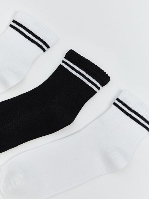 Kad?n D?z Patik ?orap 3l?