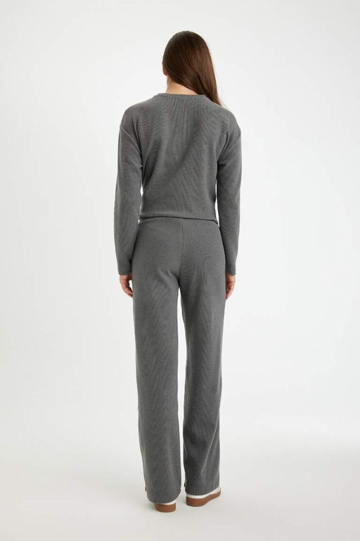 Широкие брюки из ткани селаник - Defacto фото 8