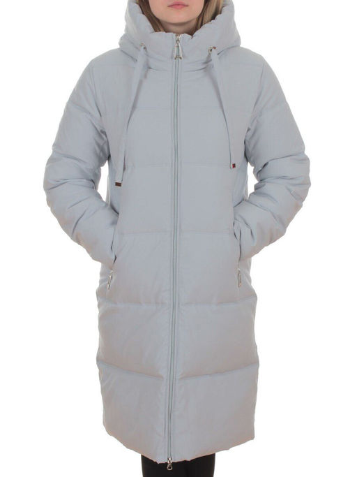 235 LT. BLUE Пальто зимнее женское (200 гр. холлофайбер) - Fashion фото 3