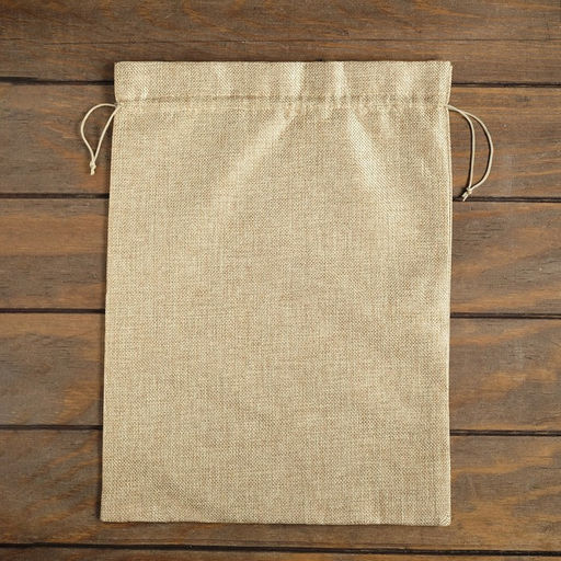 Цена за 5 шт. Мешочек подарочный из холщи, 30 х 40 см - Simaland фото 2