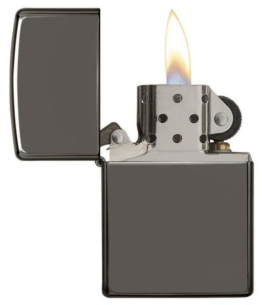 Зажигалка ZIPPO с покрытием черный лед | Black Ice® 150  фото 4